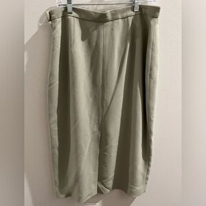⭐️ NWT - Vintage Rena Rowan Suit Skirt - Light pastel green - Size 14